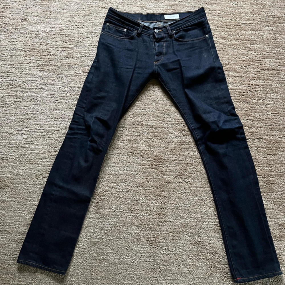 Men's Gustin Dark Raw selvedge Jeans